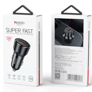 شارژر فندکی یسیدو مدل Yesido Y64