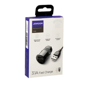 شارژر فندکی 3.1A جویروم میکرو مدل c-a06