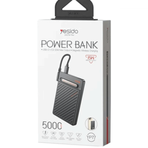 پاوربانک 5000 یسیدو مدل YESIDO YP77